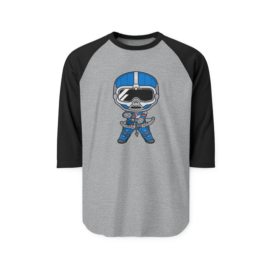 Taskmaster 3/4 Raglan Shirt - Fandom-Made
