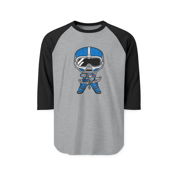Taskmaster 3/4 Raglan Shirt - Fandom-Made