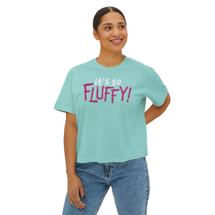 It's So Fluffy Women's Boxy Tee - Fandom-Made
