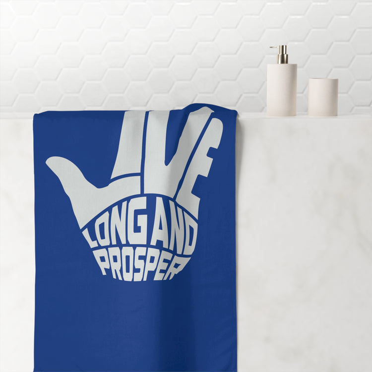 Live Long And Prosper Cotton Beach Towel - Fandom-Made