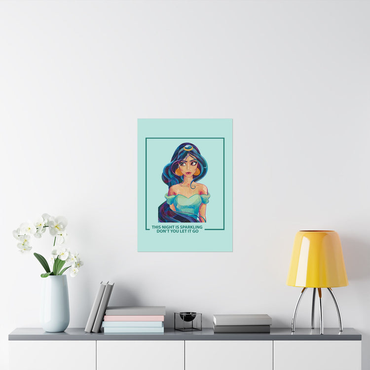 The Night Is Sparkling Poster - Fandom-Made