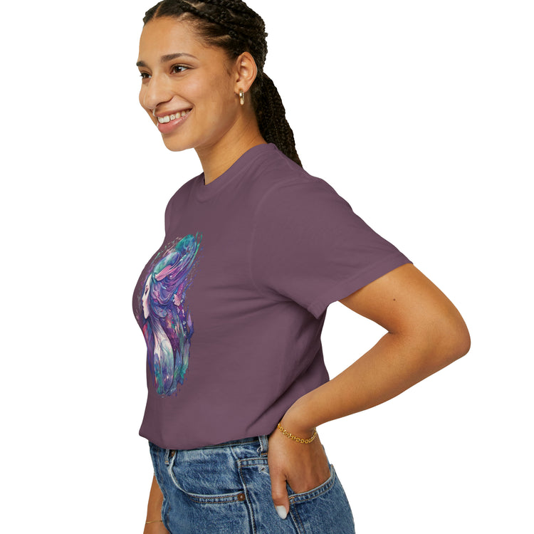 Mermaid Watercolor Unisex Garment-Dyed T-shirt - Fandom-Made