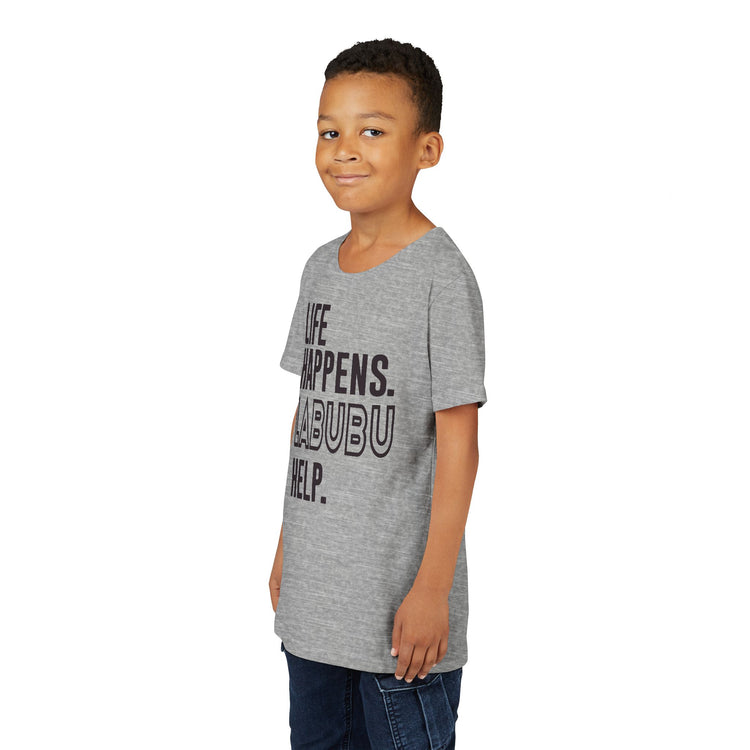 Life Happens Labubu Help Youth Tee - Fandom-Made