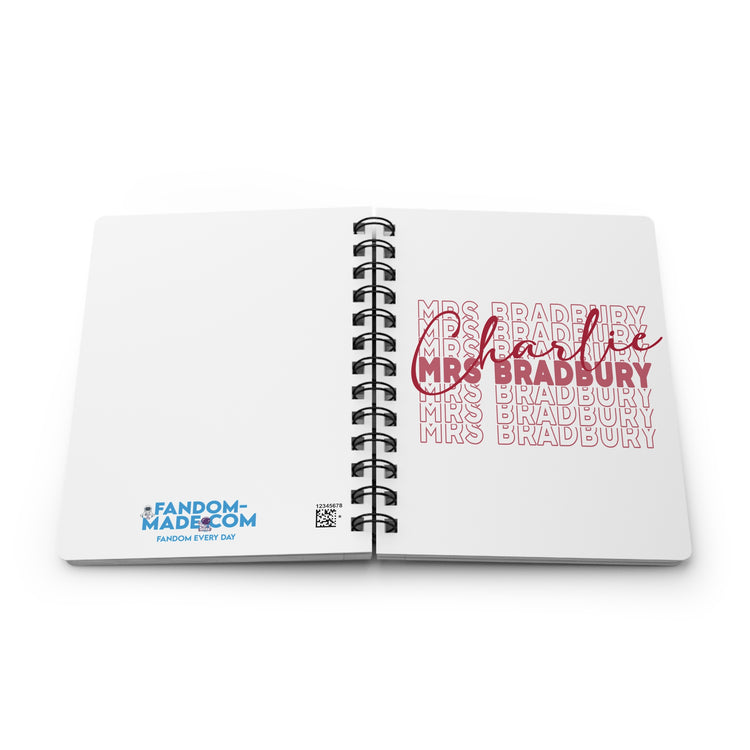 Mrs. Charlie Bradbury Spiral Bound Journal
