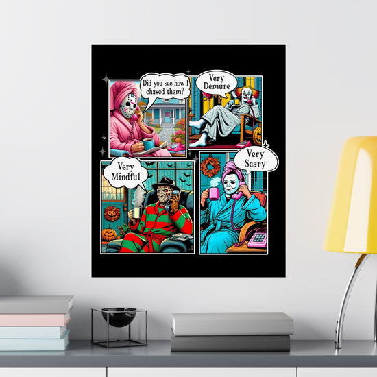 Very Demure Very Mindful Very Scary Poster - Fandom-Made