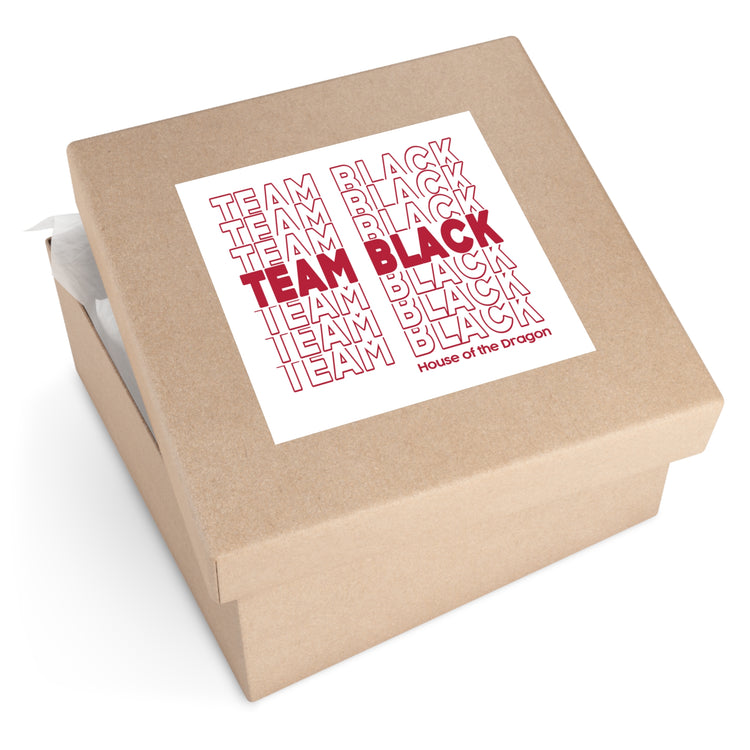 Team Black Square Sticker - Fandom-Made
