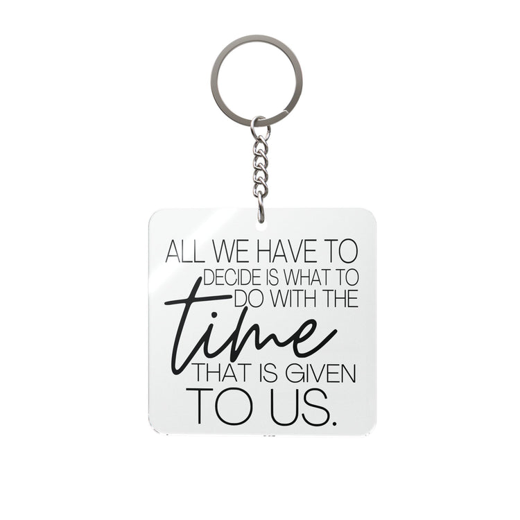 Given Time Square Keychain