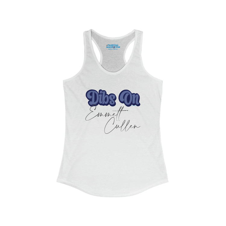 Dibs On Emmett Cullen Women's Ideal Racerback Tank - Fandom-Made