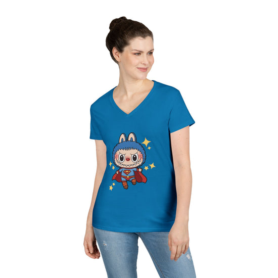 Bubu Supes V-Neck Tee - Fandom-Made