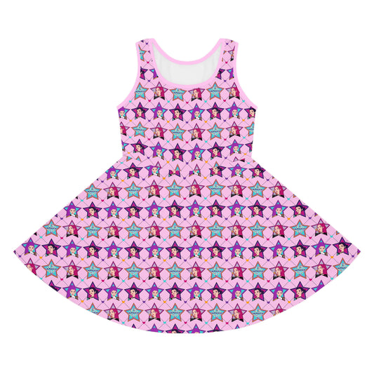 Huntrix Girls' Sleeveless Sundress - Fandom-Made