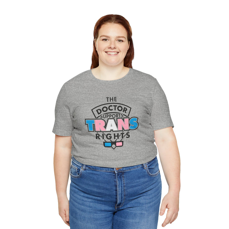 The Doctor Supports Trans Rights T-Shirt - Fandom-Made