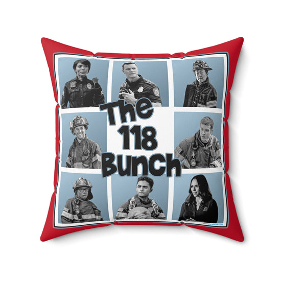 The 118 Bunch Square Pillow - Fandom-Made