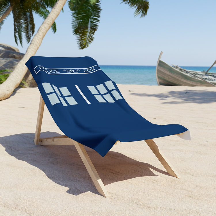 Tardis Beach Towel - Fandom-Made