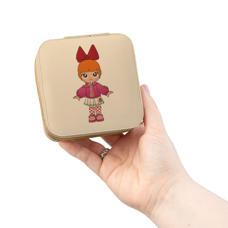 Molly Blossom Puff Jewelry Travel Case