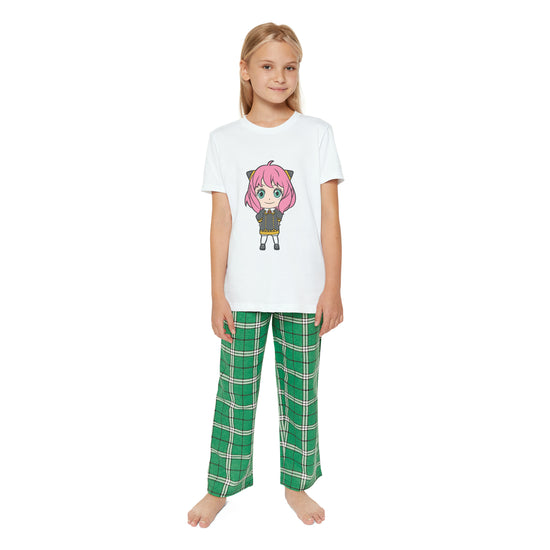 Anya Youth Short Sleeve Holiday Outfit Set - Fandom-Made