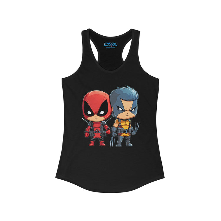 Cute Chimichangas Racerback Tank - Fandom-Made