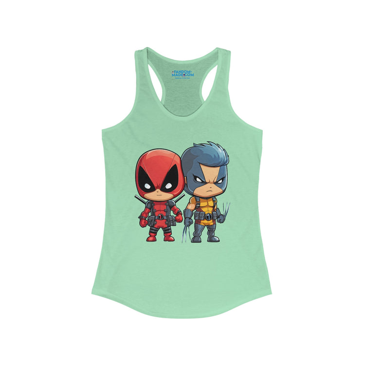 Cute Chimichangas Racerback Tank - Fandom-Made