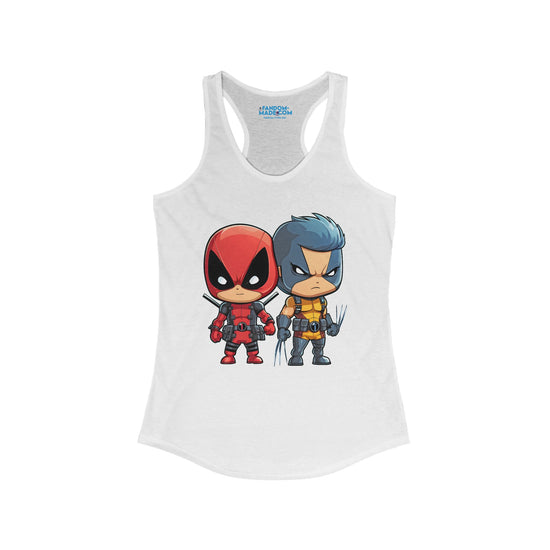 Cute Chimichangas Racerback Tank - Fandom-Made