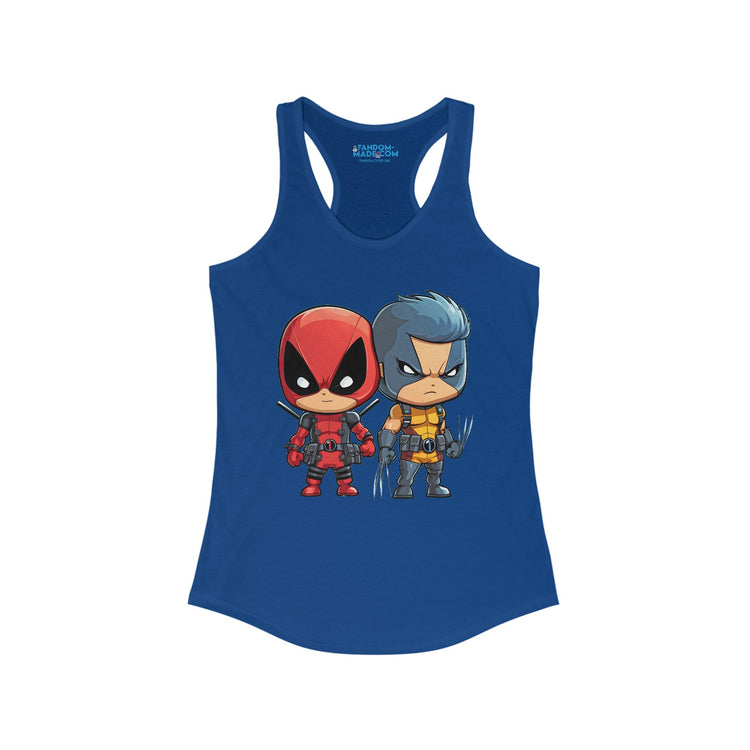 Cute Chimichangas Racerback Tank - Fandom-Made