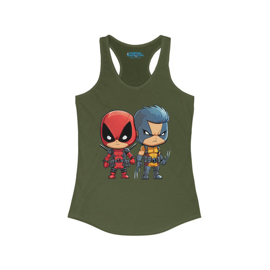 Cute Chimichangas Racerback Tank - Fandom-Made
