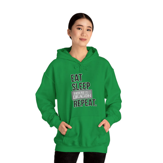 Eat Sleep House of the Dragon Unisex Hoodie - Fandom-Made