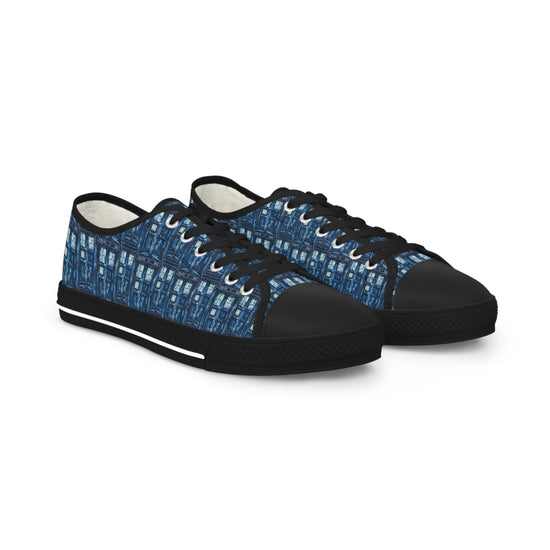 Tardis All-Over Print Men's Sneakers - Fandom-Made