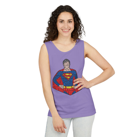Kryptonian Calligram Tank Top - Fandom-Made
