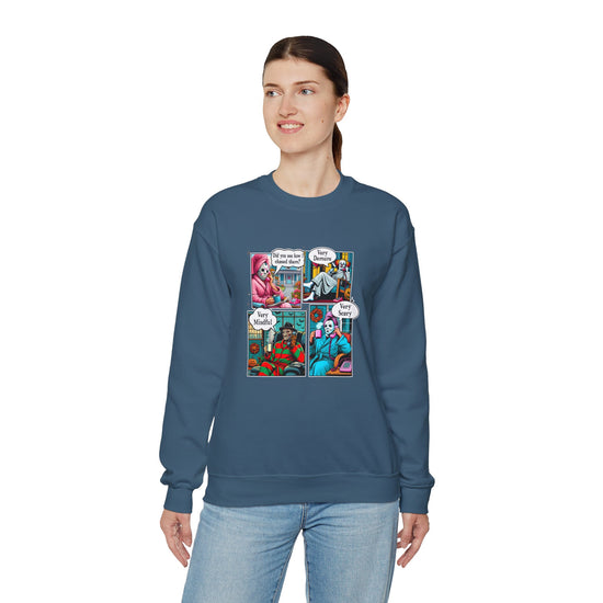Very Demure Very Mindful Very Scary Sweatshirt - Fandom-Made