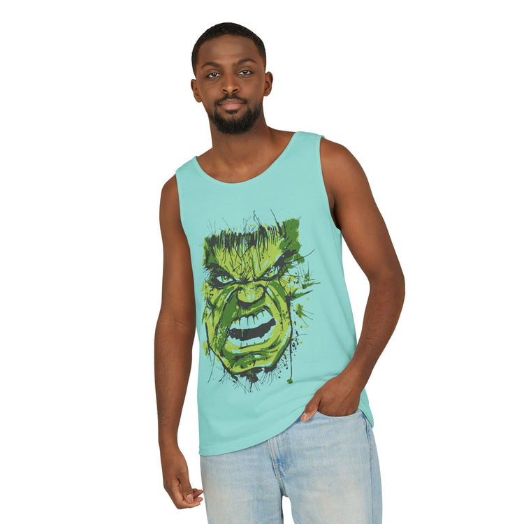 Hulk Face Tank Top - Fandom-Made