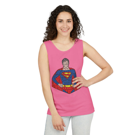Kryptonian Calligram Tank Top - Fandom-Made