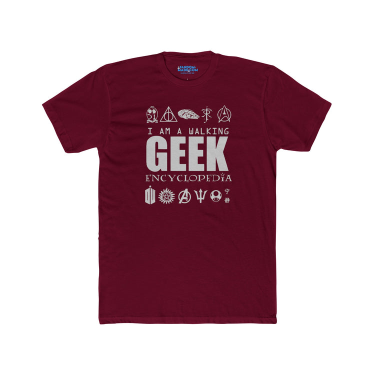 Geekdom Encyclopedia Men's Fitted T-Shirt - Fandom-Made