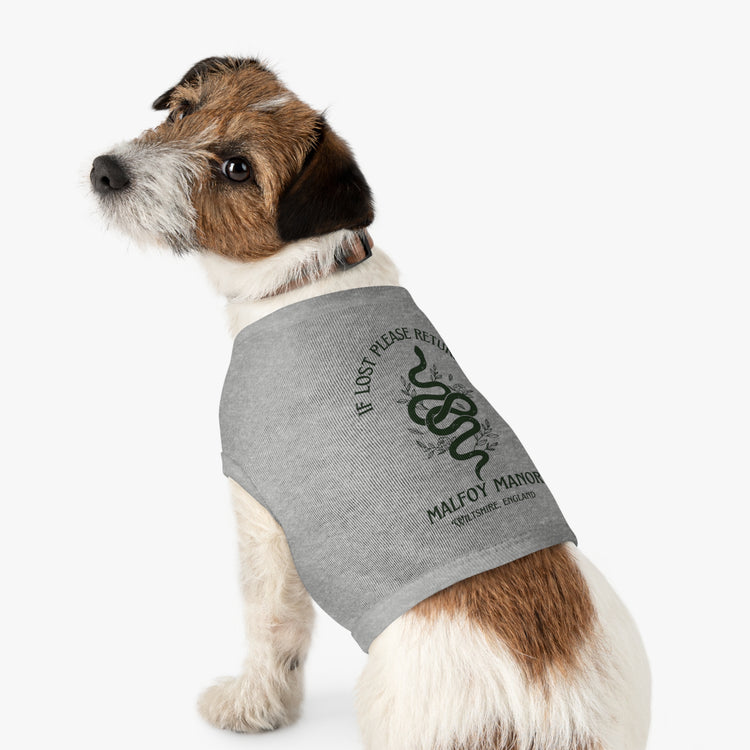 If Lost Return To Malfoy Manor Pet Tank Top - Fandom-Made