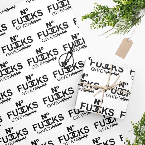 No Fuccks Given Wrapping Paper - Fandom-Made