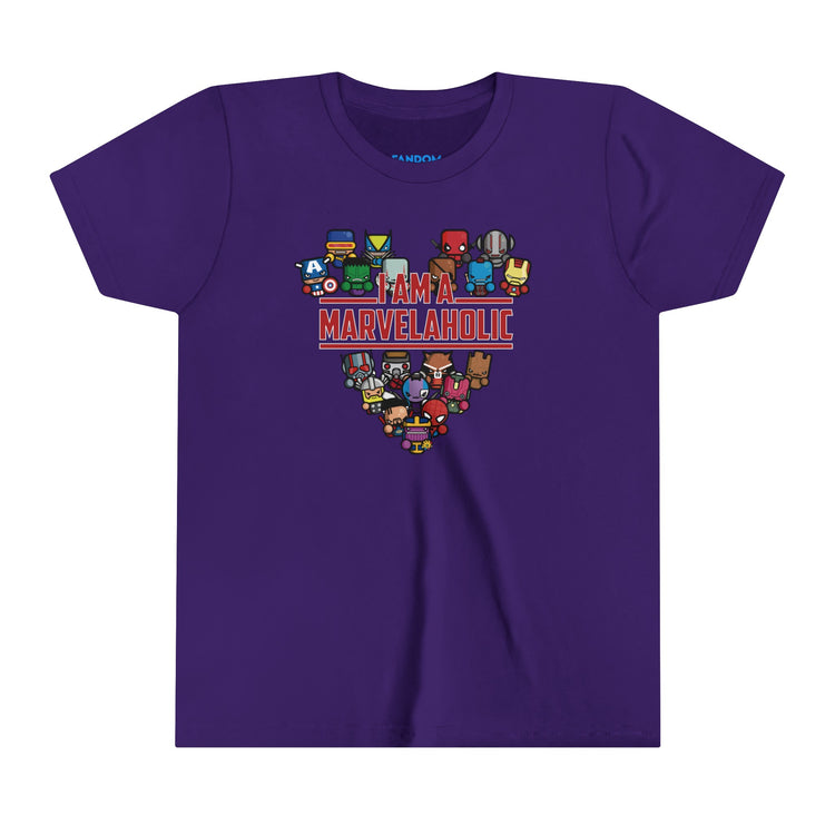 Marvelaholic Youth Tee - Fandom-Made