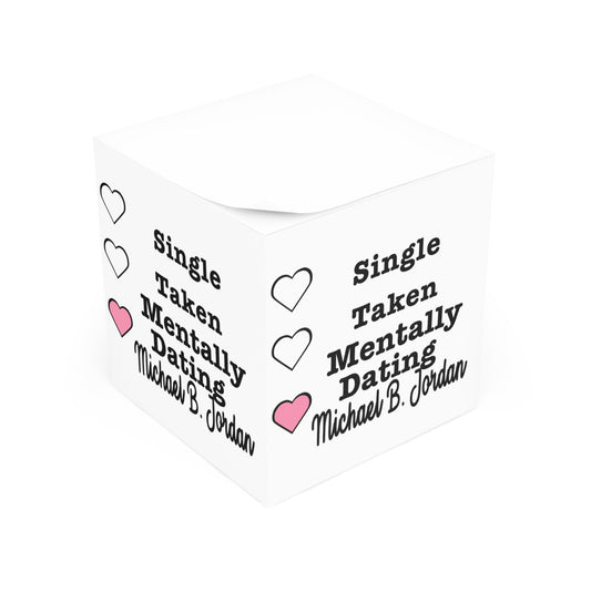 Mentally Dating Michael B. Jordan Note Cube - Fandom-Made