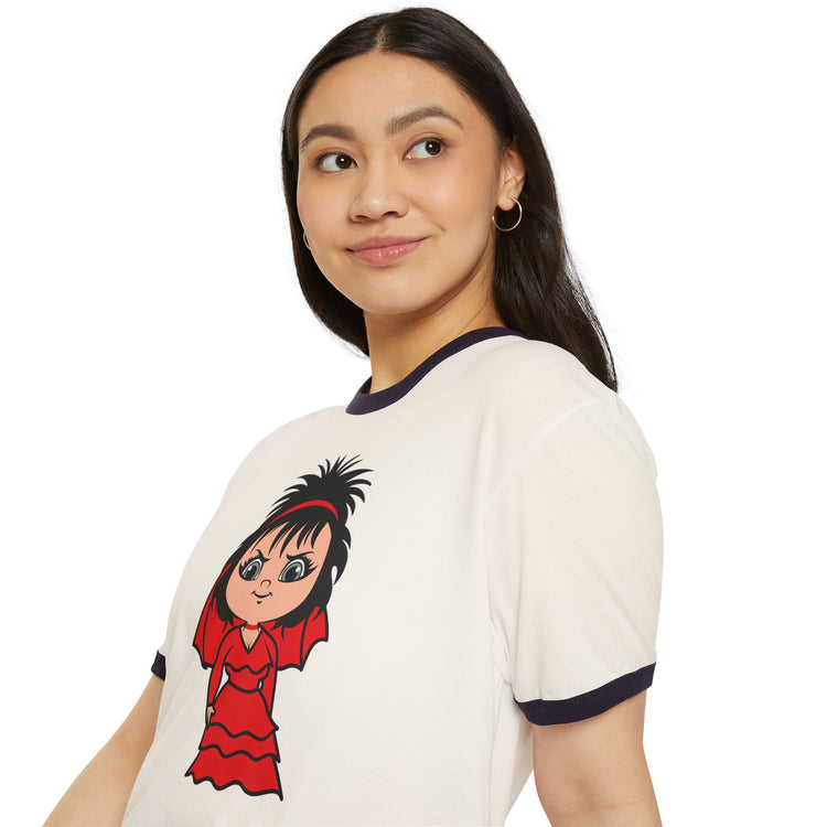Lydia Deetz Ringer T-Shirt - Fandom-Made