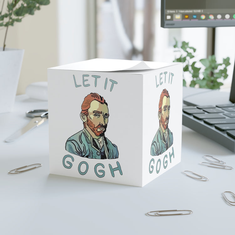 Let It Gogh Note Cube - Fandom-Made