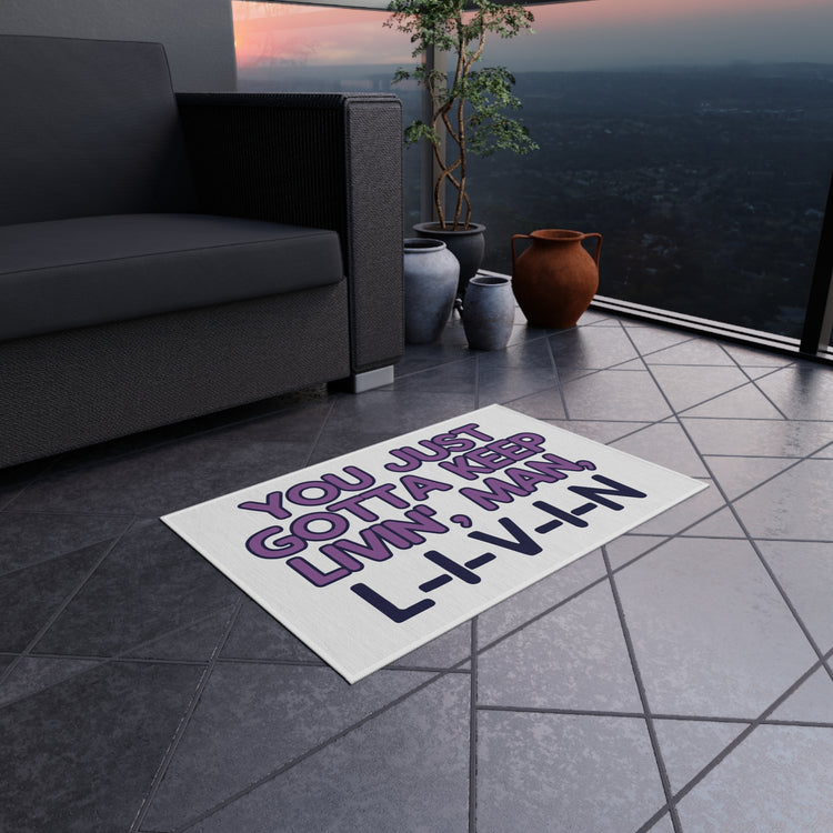 L-I-V-I-N Rug - Fandom-Made