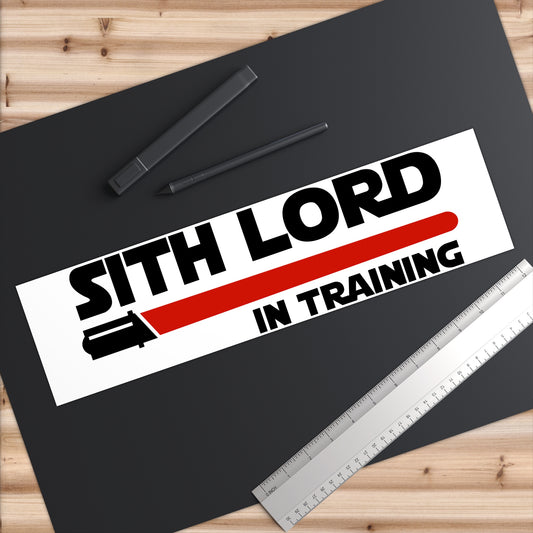 Sith In Training Bumper Sticker - Fandom-Made