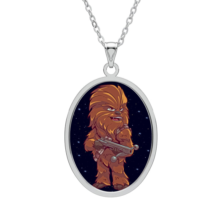 Chewbacca Oval Pendant