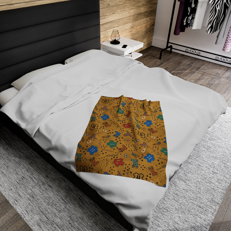Hogwarts Hufflepuff House Blanket - Fandom-Made