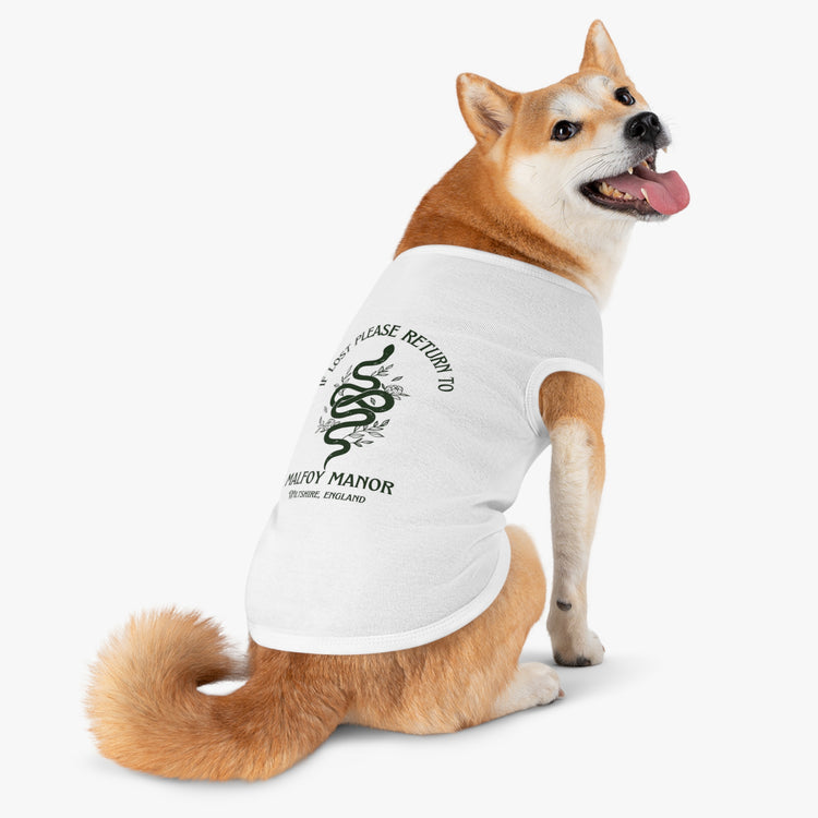If Lost Return To Malfoy Manor Pet Tank Top - Fandom-Made