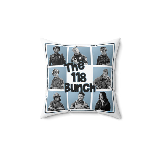 The 118 Bunch Square Pillow - Fandom-Made