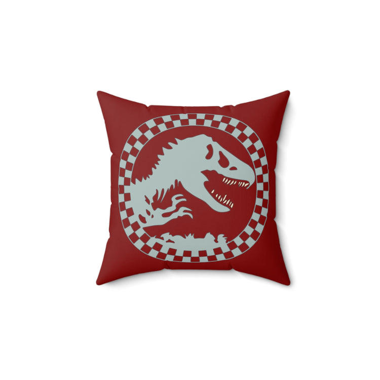 Checkered Past Square Pillow - Fandom-Made