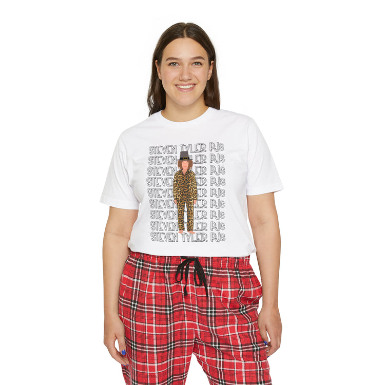 Steven Tyler PJs Women's Short Sleeve Pajama Set - Fandom-Made
