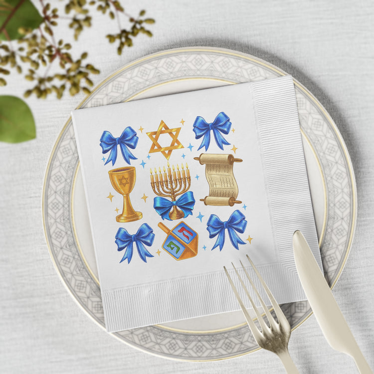 Hanukkah Coquette Napkins - Fandom-Made
