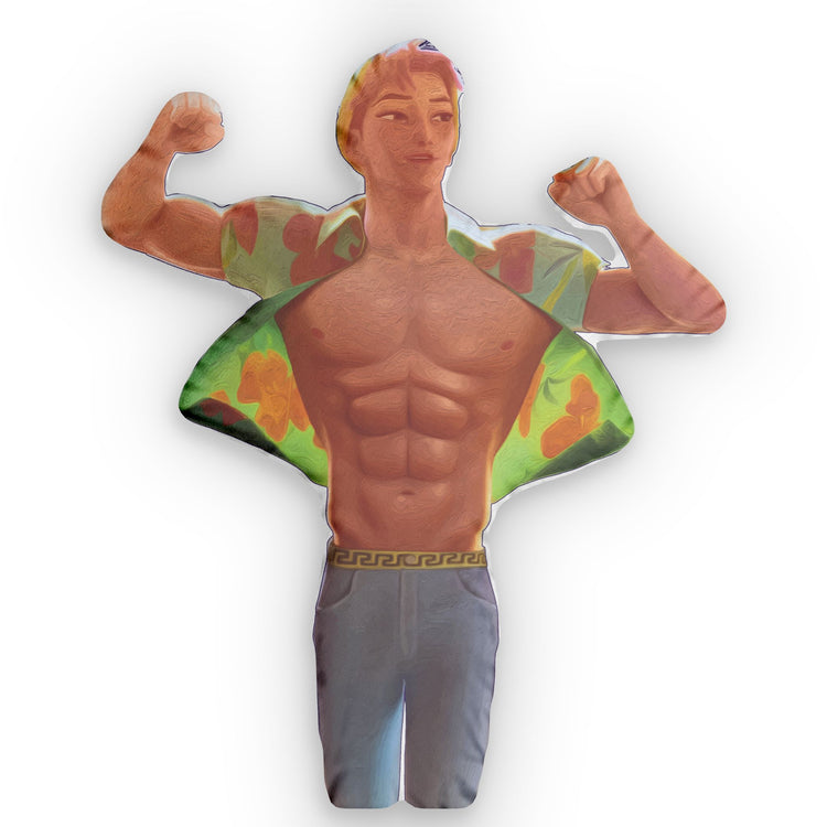 Abs Time-Shaped Pillow - Fandom-Made