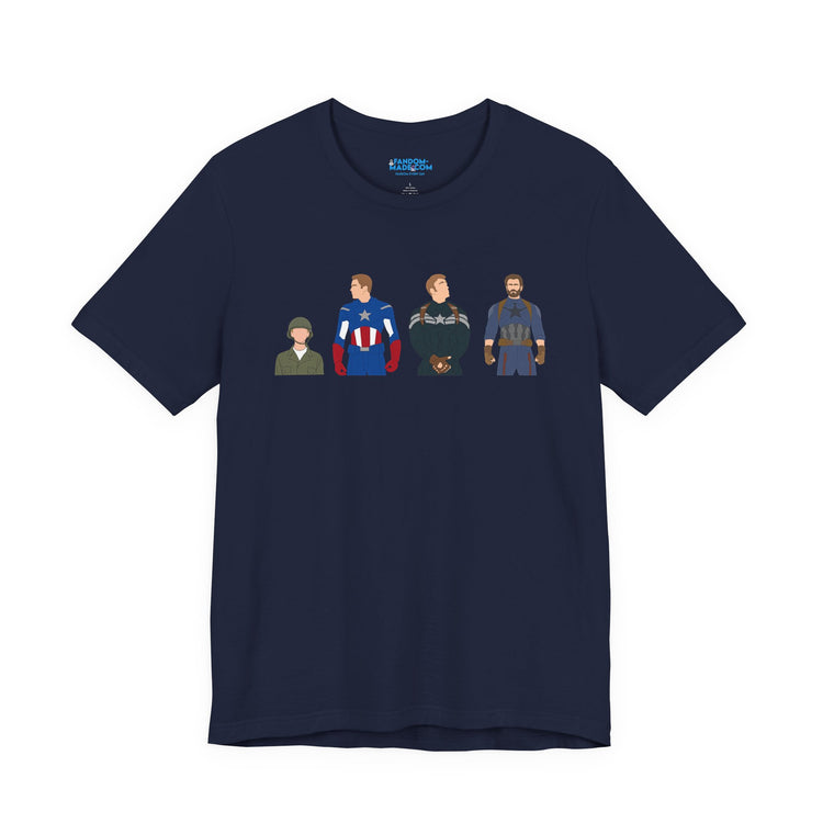 Steve Rogers Captain America Unisex T-Shirt - Fandom-Made