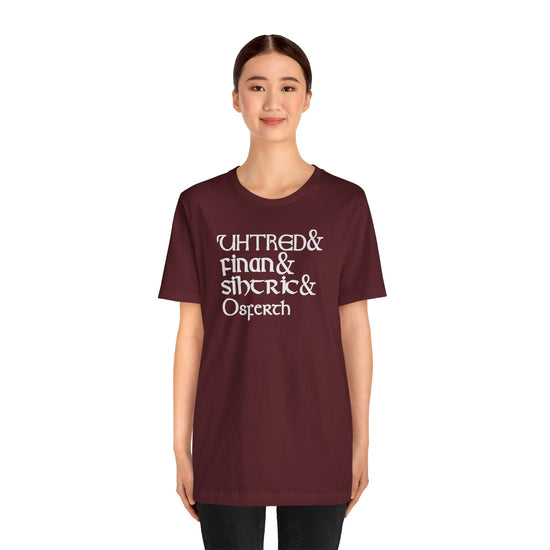 The Last Kingdom Names T-Shirt - Fandom-Made