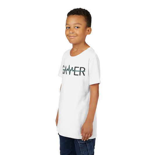 Gamer Heartbeat Youth Tee - Fandom-Made